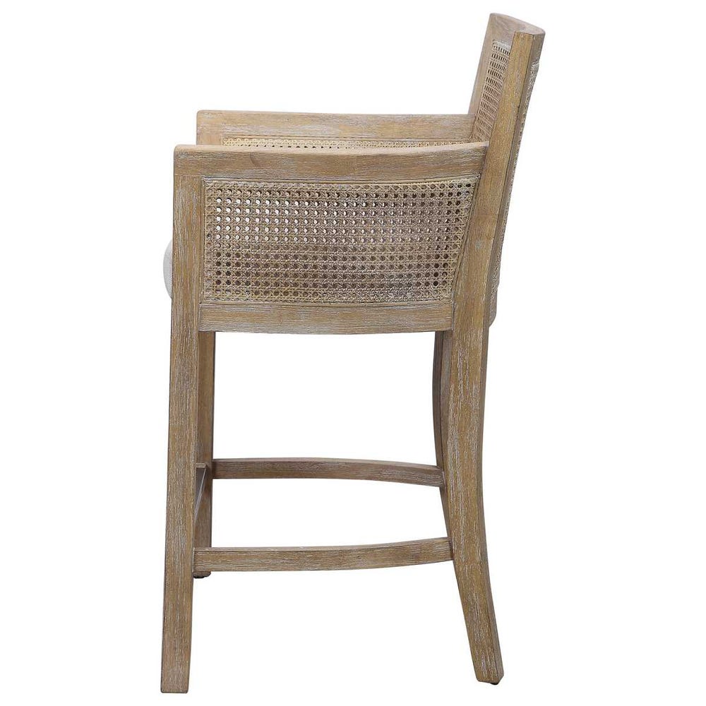 Bradford Cane Back Counter Stool