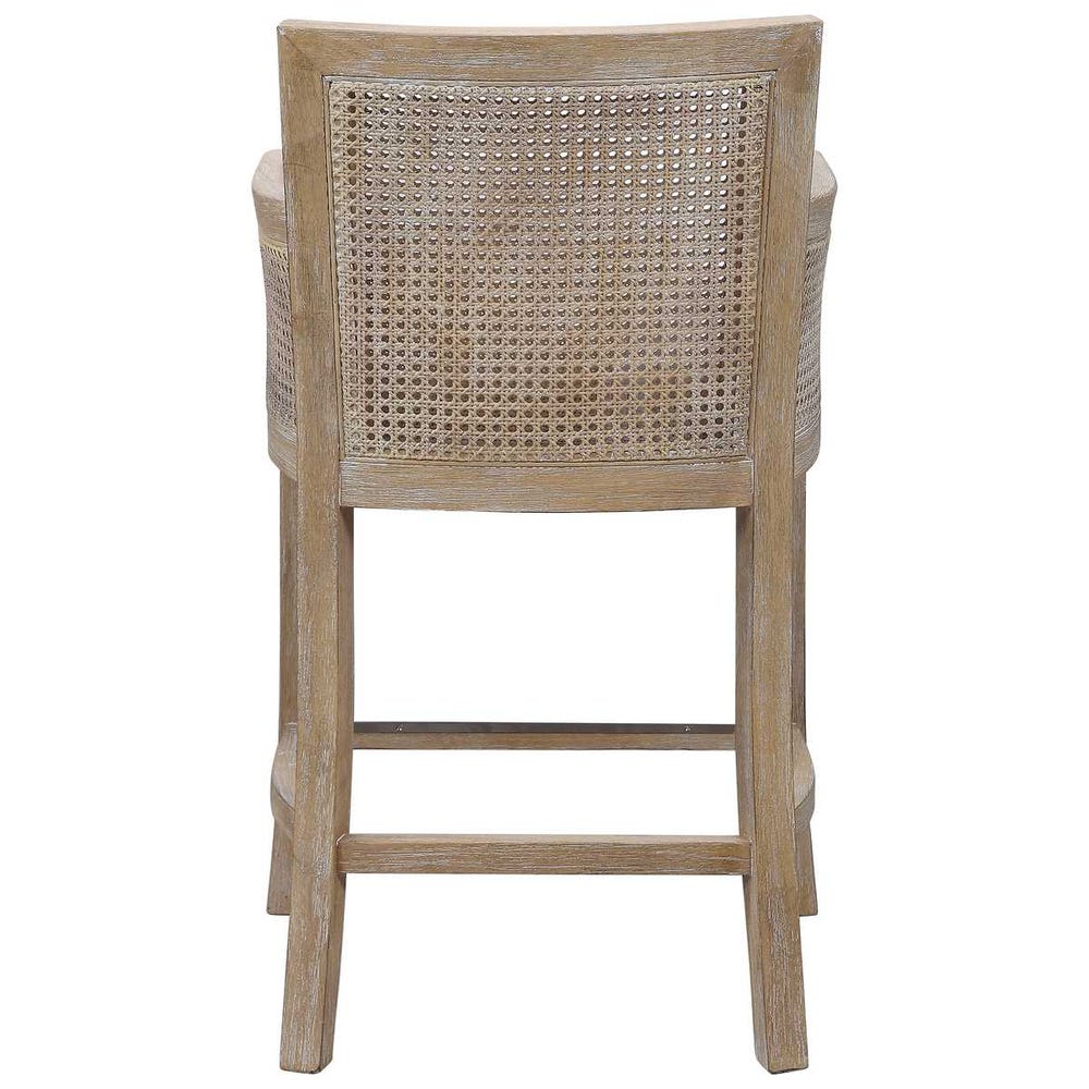 Bradford Cane Back Counter Stool