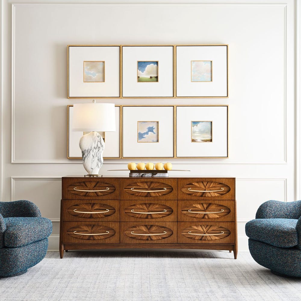 Cumulation Six-Piece Landscape Art Collection by Julie Houck