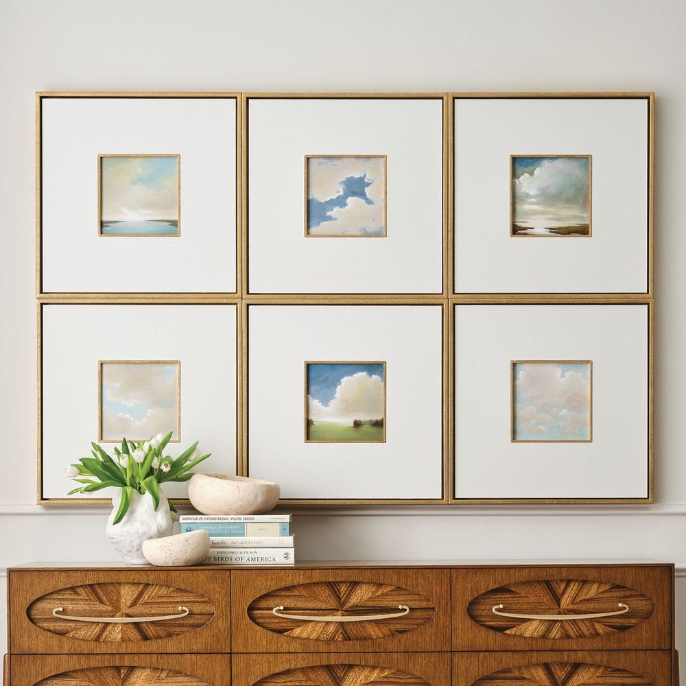 Cumulation Six-Piece Landscape Art Collection by Julie Houck
