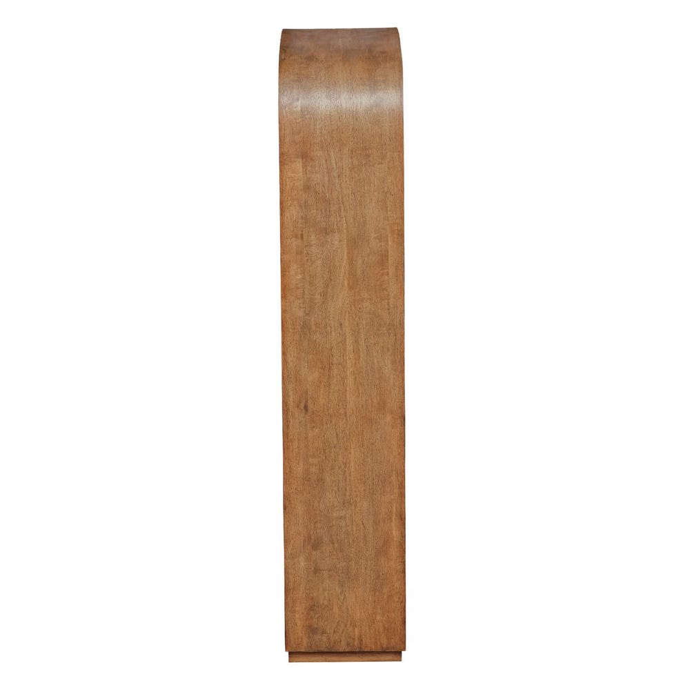 Minimalist Arched Mango Wood Etagere