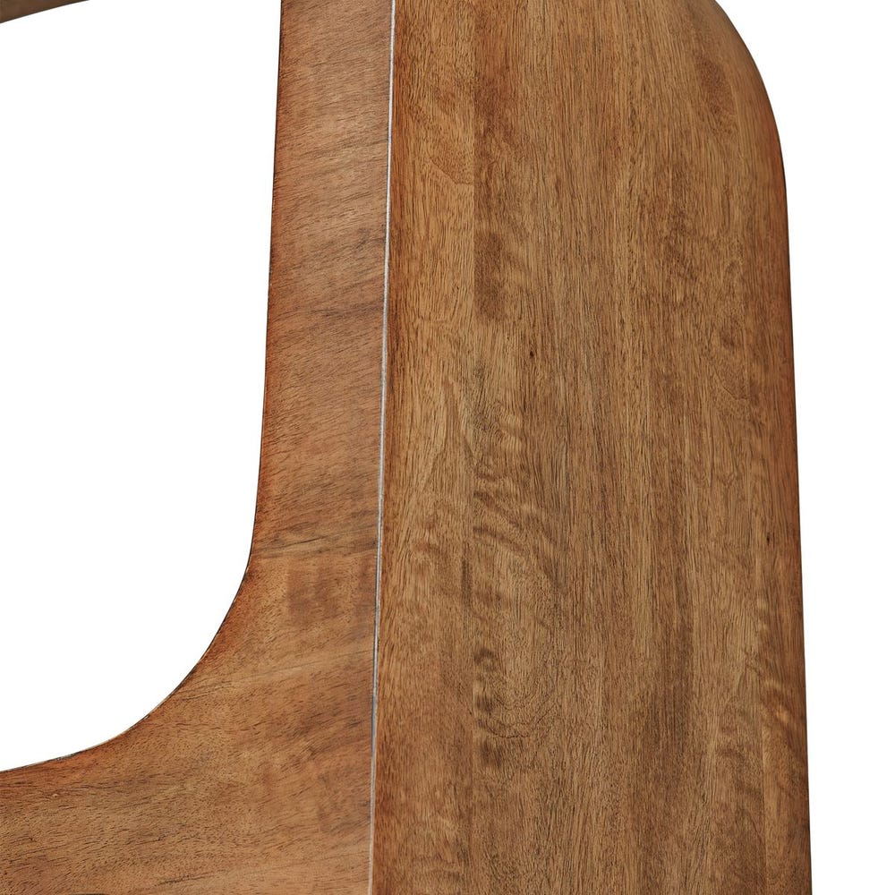 Minimalist Arched Mango Wood Etagere