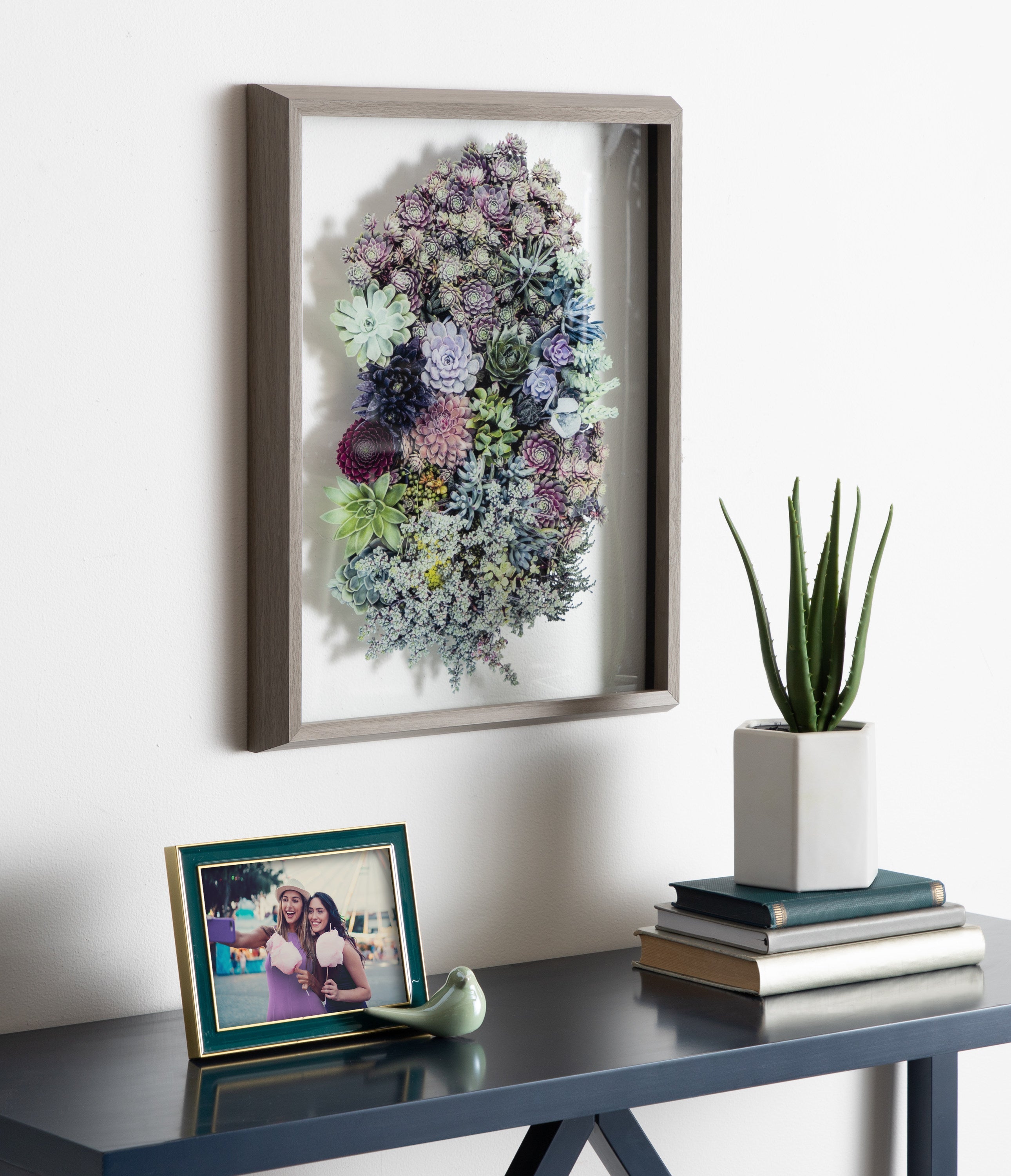 Blake Colony 1 Framed Printed Glass by F2 Images