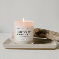 Driftwood and Mahogany 11 oz Soy Candle  OUT OF STOCK