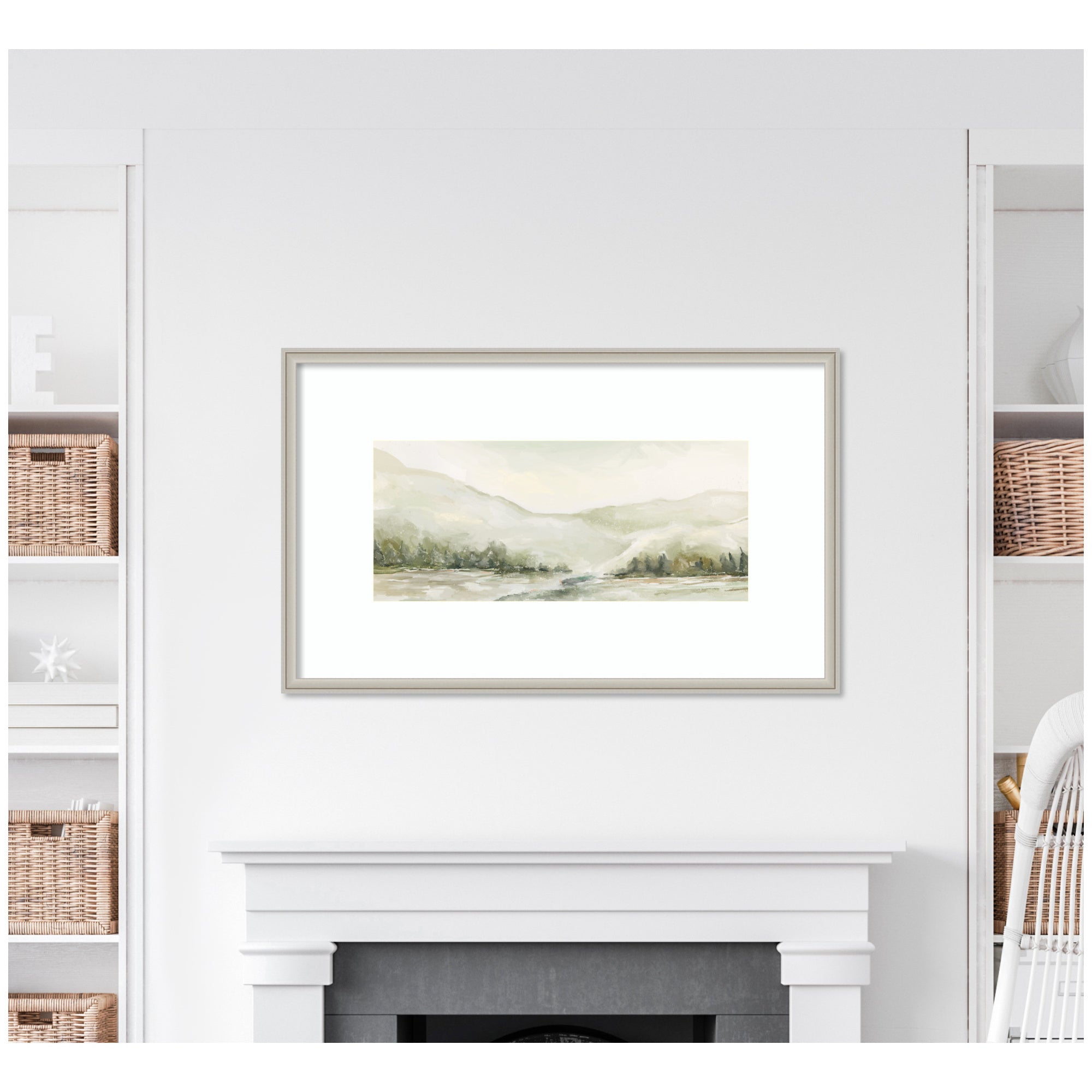Winter Landscape No. 6 by Annie Quigley Framed Wall Art Print