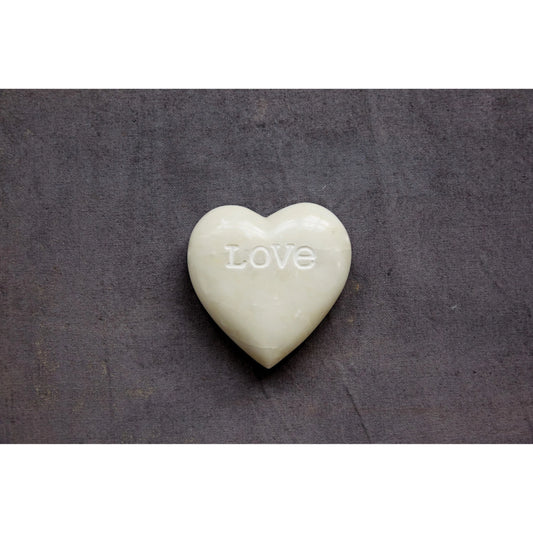 Soap Stone Heart w/ Engraved "Love"