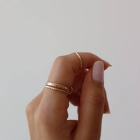 Minimal Midi Ring: 14k Gold Fill