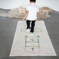 Cotton Tufted Hopscotch Printed Rug