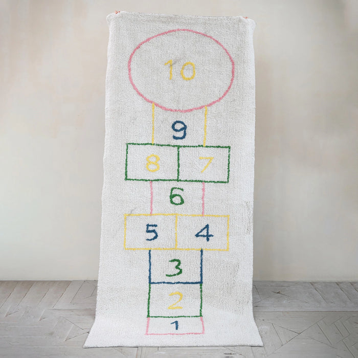 Cotton Tufted Hopscotch Printed Rug