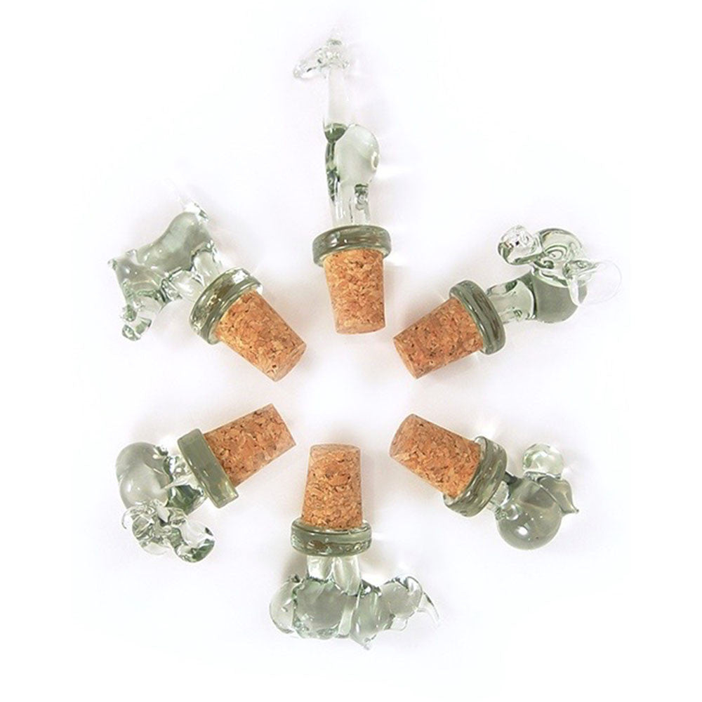 Glass Animal Wine Stoppers