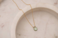 Green Amethyst Necklace