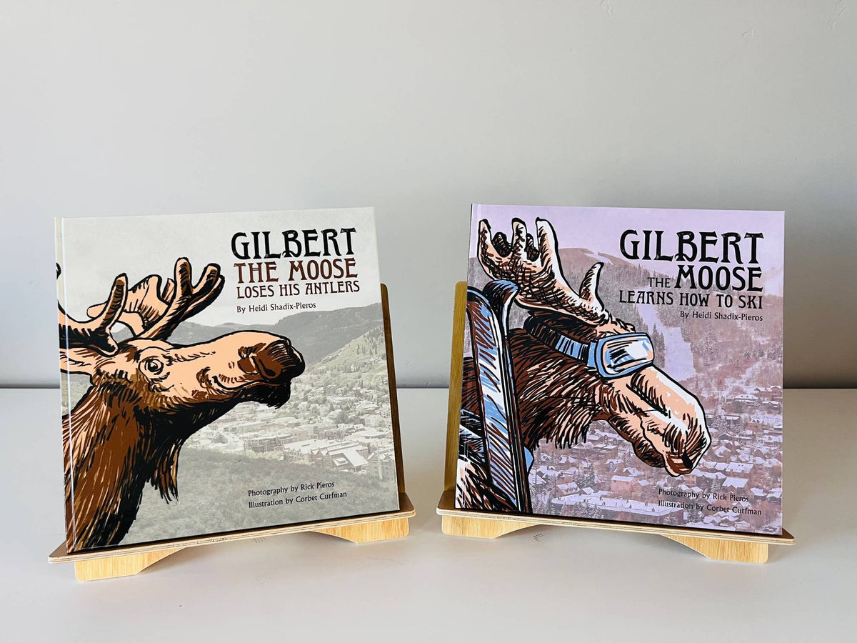 Gilbert the Moose Learns How To Ski - children's book