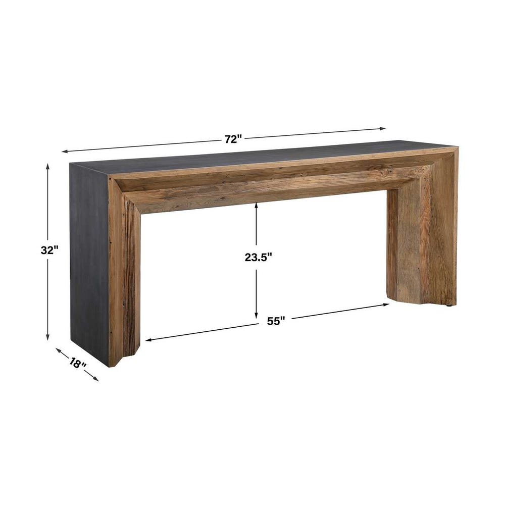 The Summit Reclaimed Elm Console Table