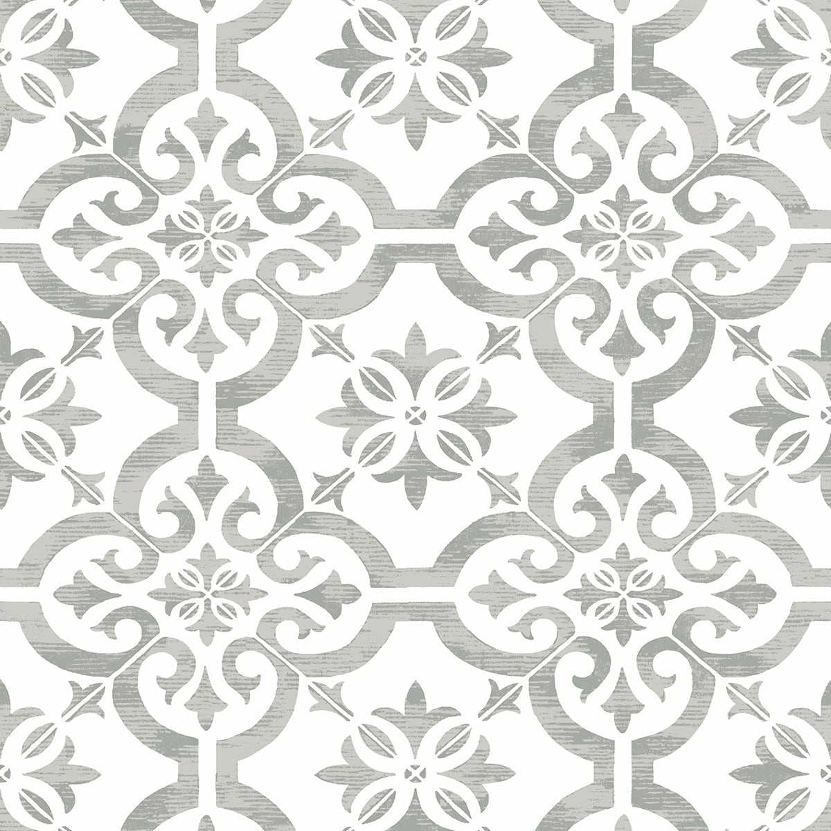 ET10010 Encaustic Faux Tile Unpasted Wallpaper