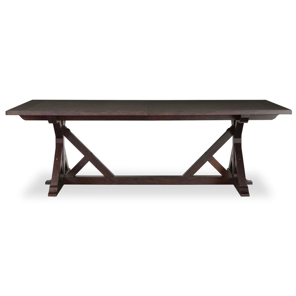 Charleston 98–118" Oak Extension Dining Table