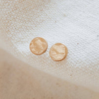 Circle Stud Earrings - Hypoallergenic, Waterproof, Dainty