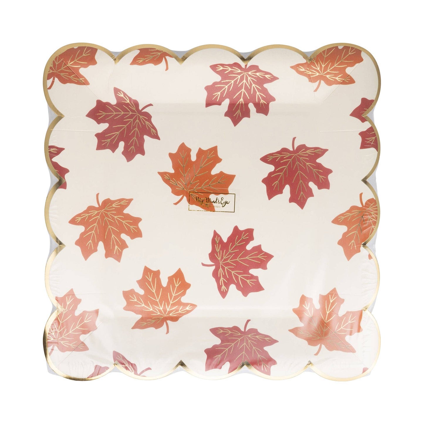 Falling Leaves Paper Plate