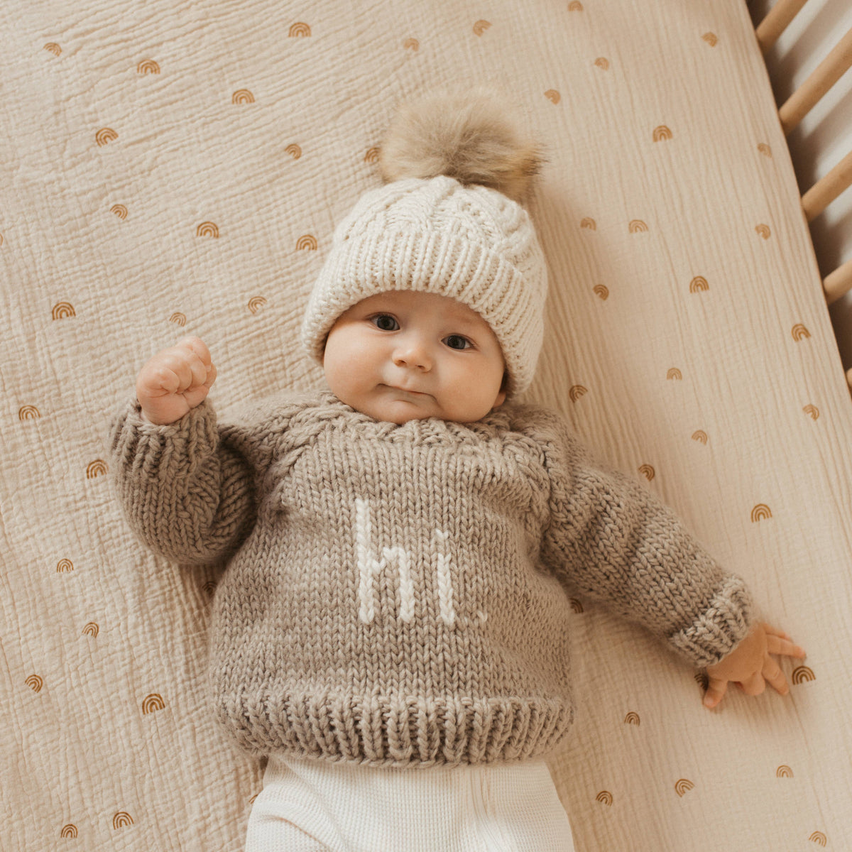 Hi. Pebble Crew Neck Sweater Baby & Toddler