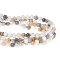 Stone Wrap Necklace/Bracelet: Mexican Onyx - Stone of Confidence