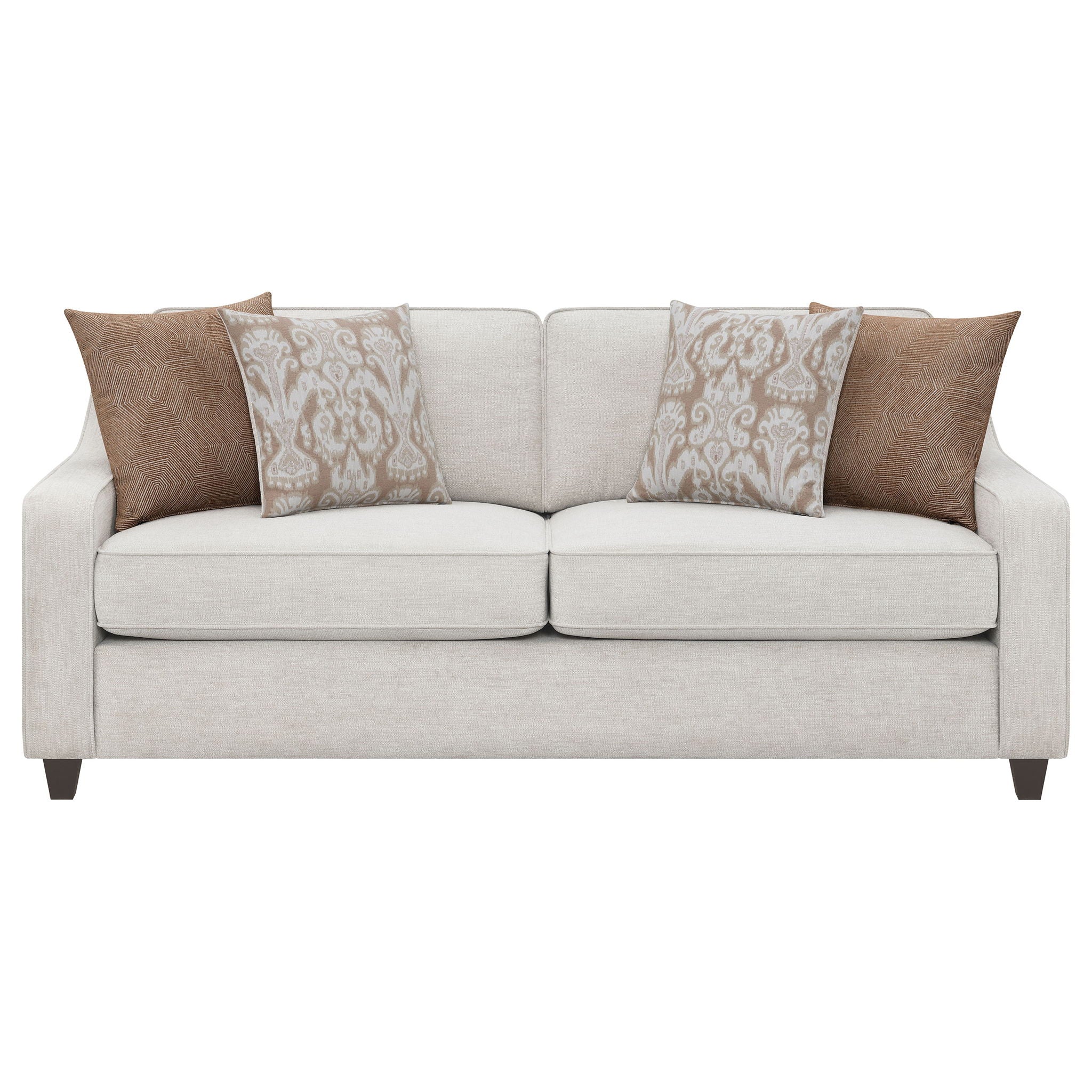 Mahaffey - Christine Upholstered Sloped Arm Sofa - Beige
