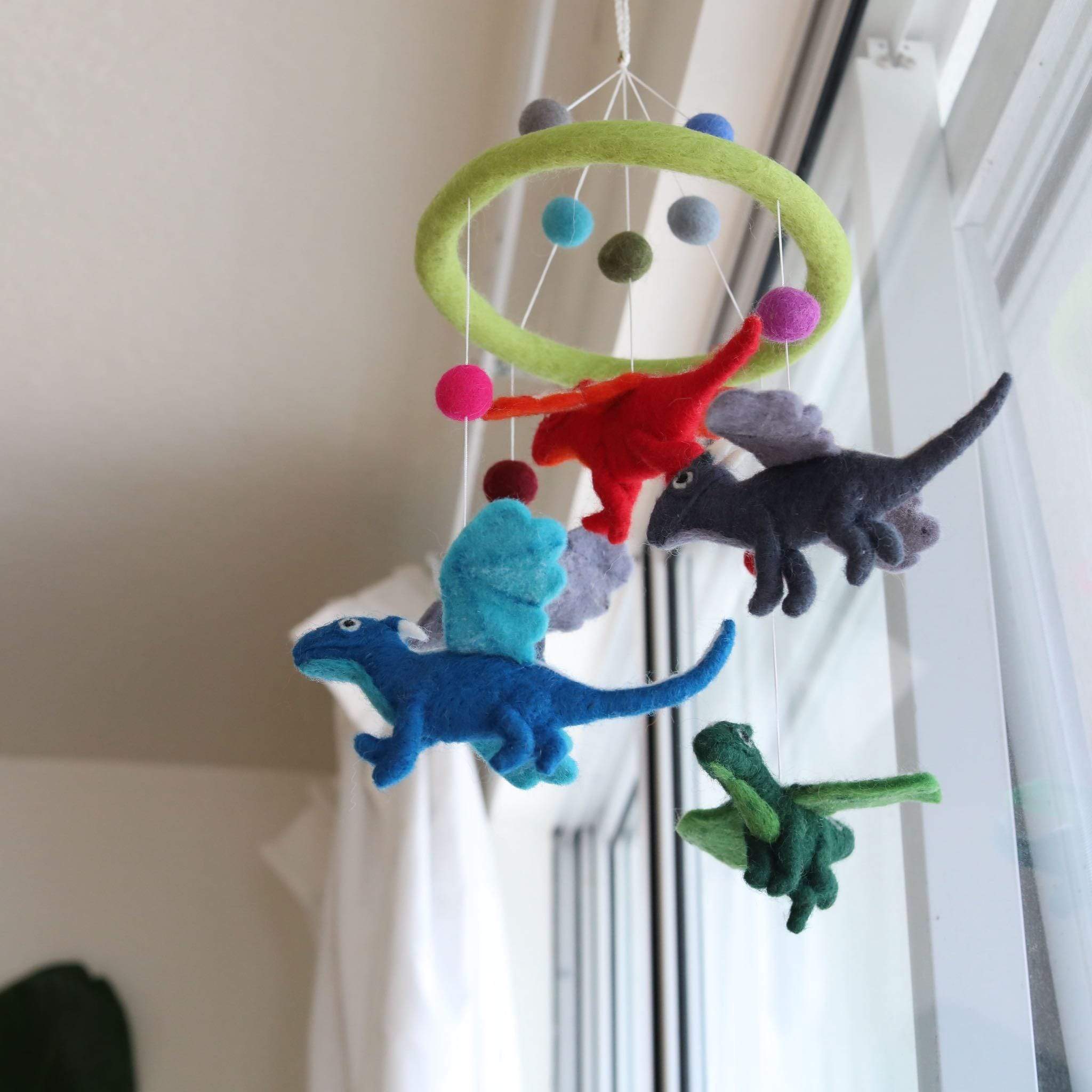Felt Dragon Baby Mobile