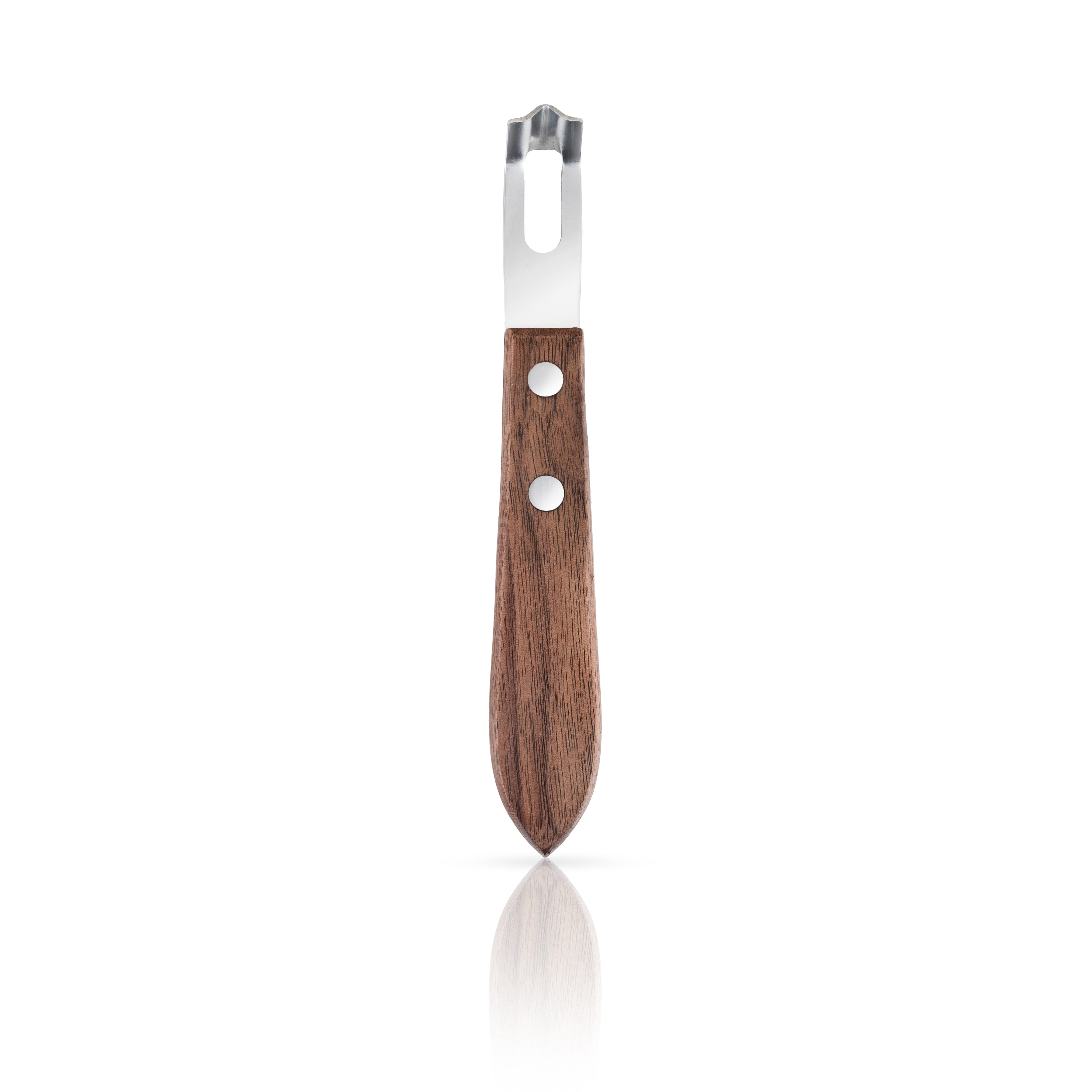 Professional Channel Knife with Walnut Wood Handle