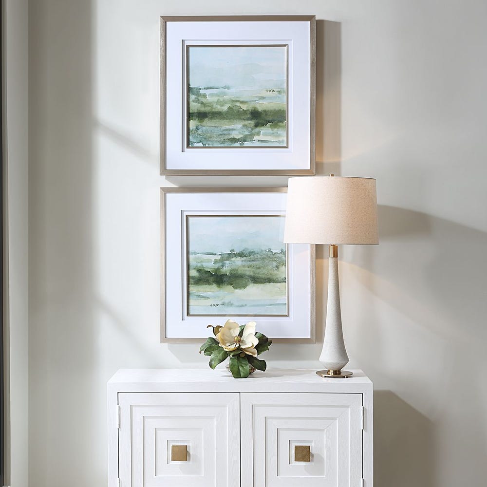 Sierra Sage Framed Landscape Prints, Set of 2