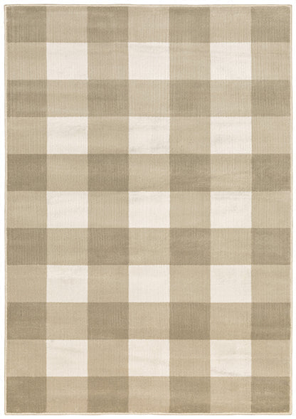 Sandstorm Georgia Rug White/Beige