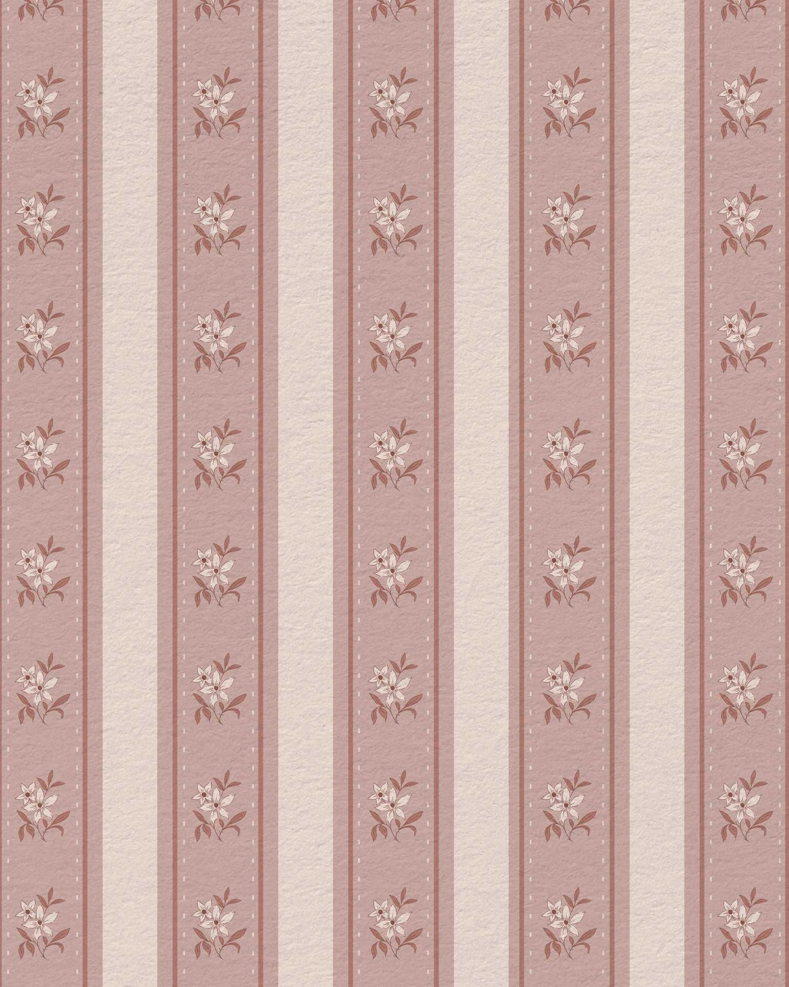 Glasshouse Stripe in Old Rose Clay