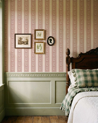 Glasshouse Stripe in Old Rose Clay