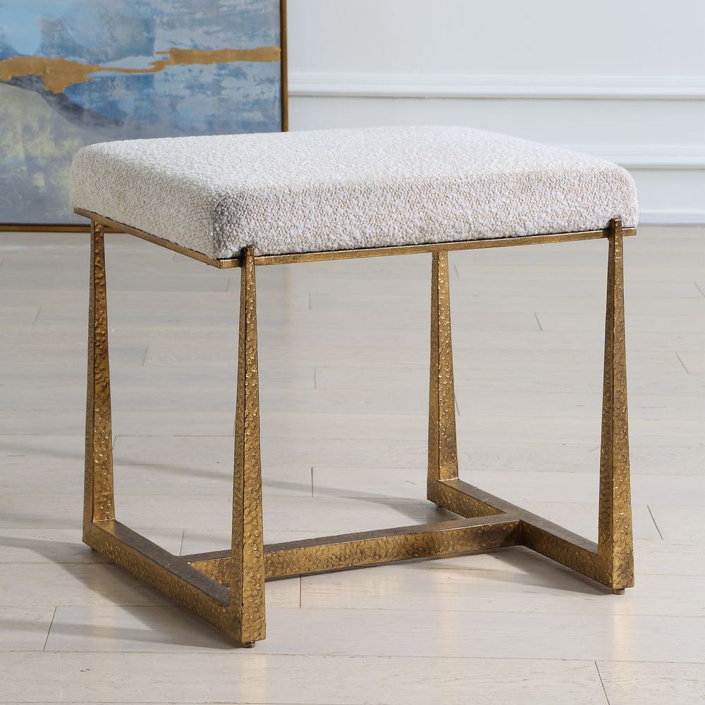 Ellery Antique Gold Small Bench