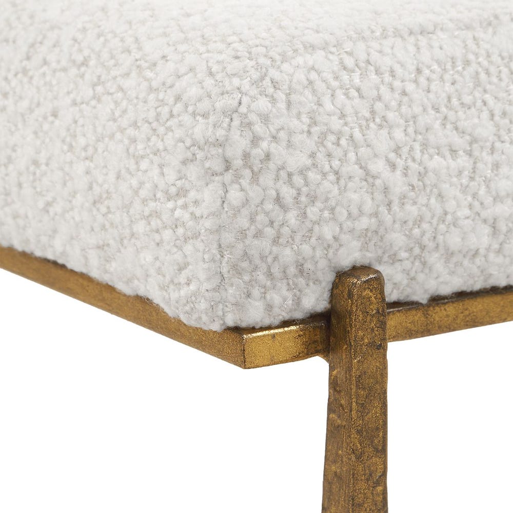 Ellery Antique Gold Small Bench