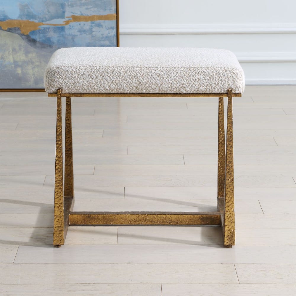 Ellery Antique Gold Small Bench