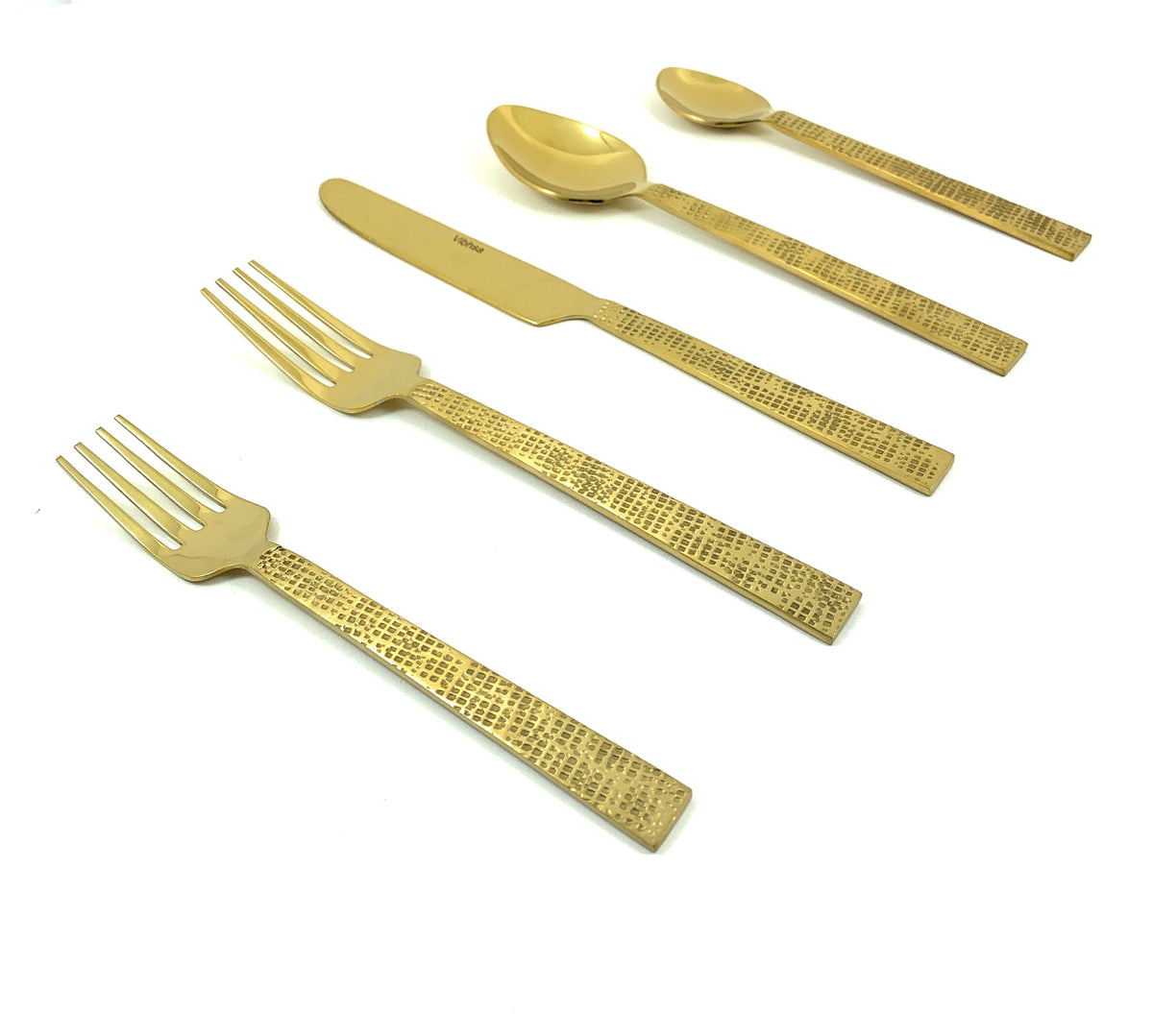 Vibhsa Flatware set of 20 Pieces Gold Egyptian Design