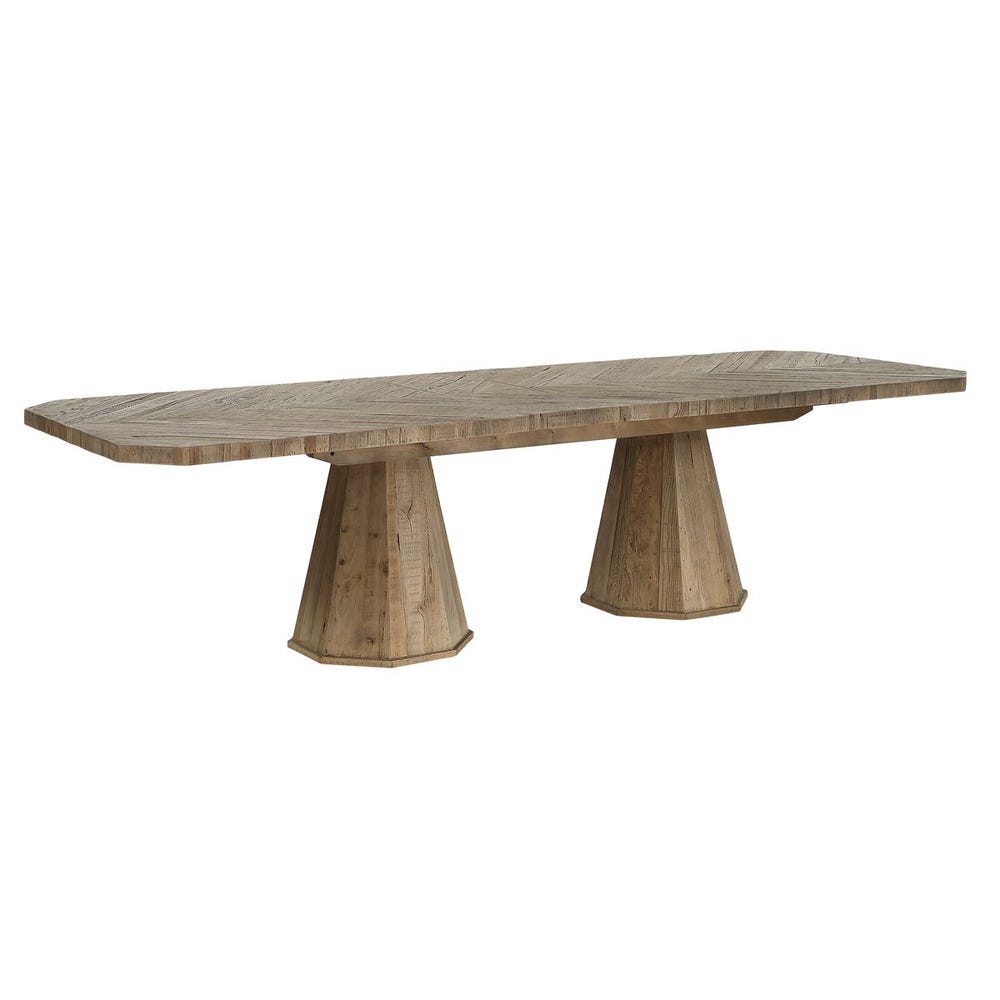 Reclaimed Oak Extension Dining Table