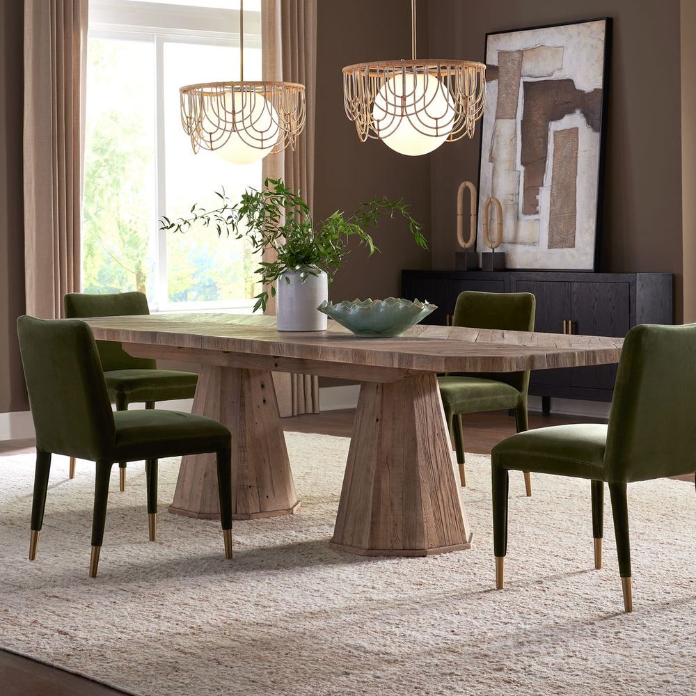 Reclaimed Oak Extension Dining Table