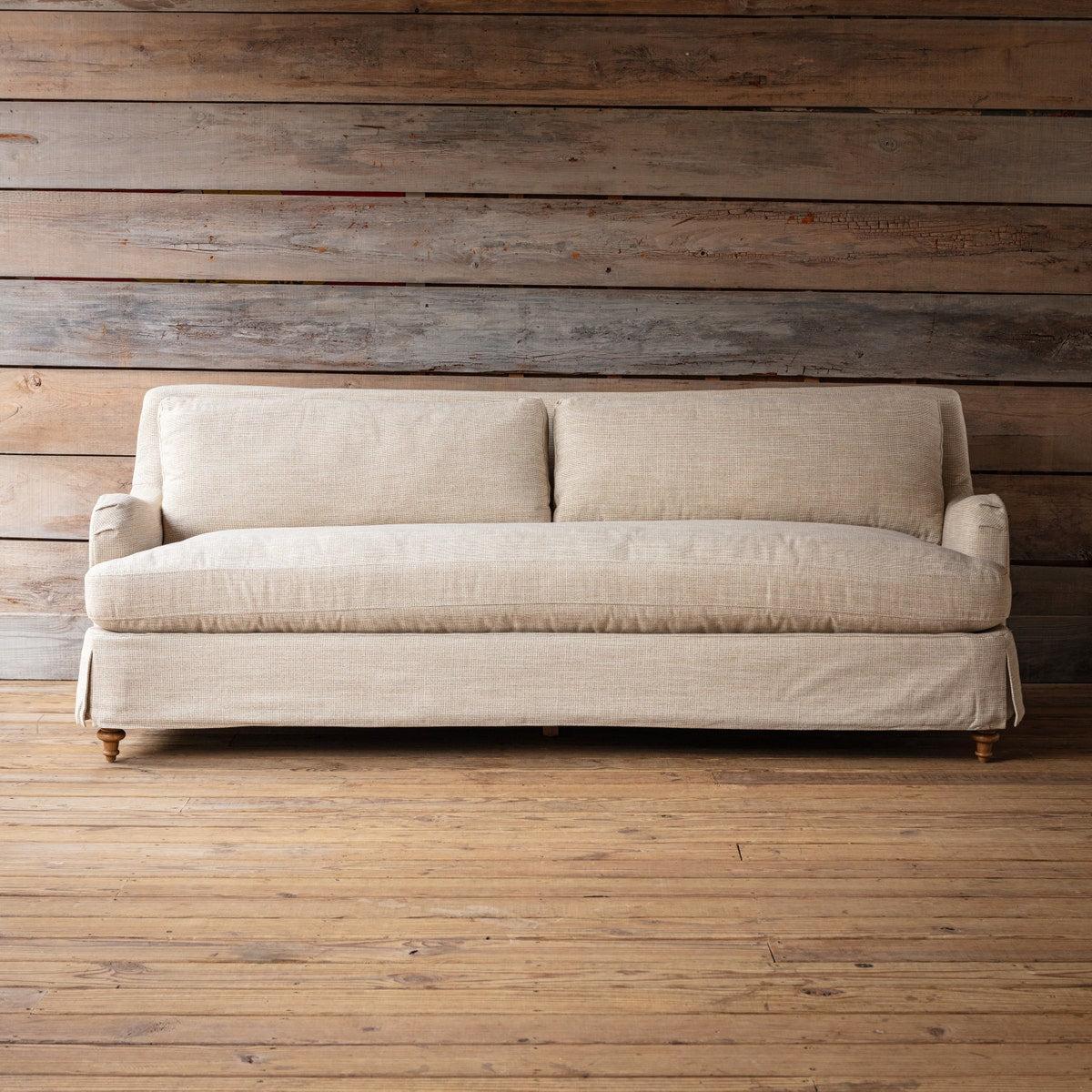 Houndstooth Slipcovered Sofa