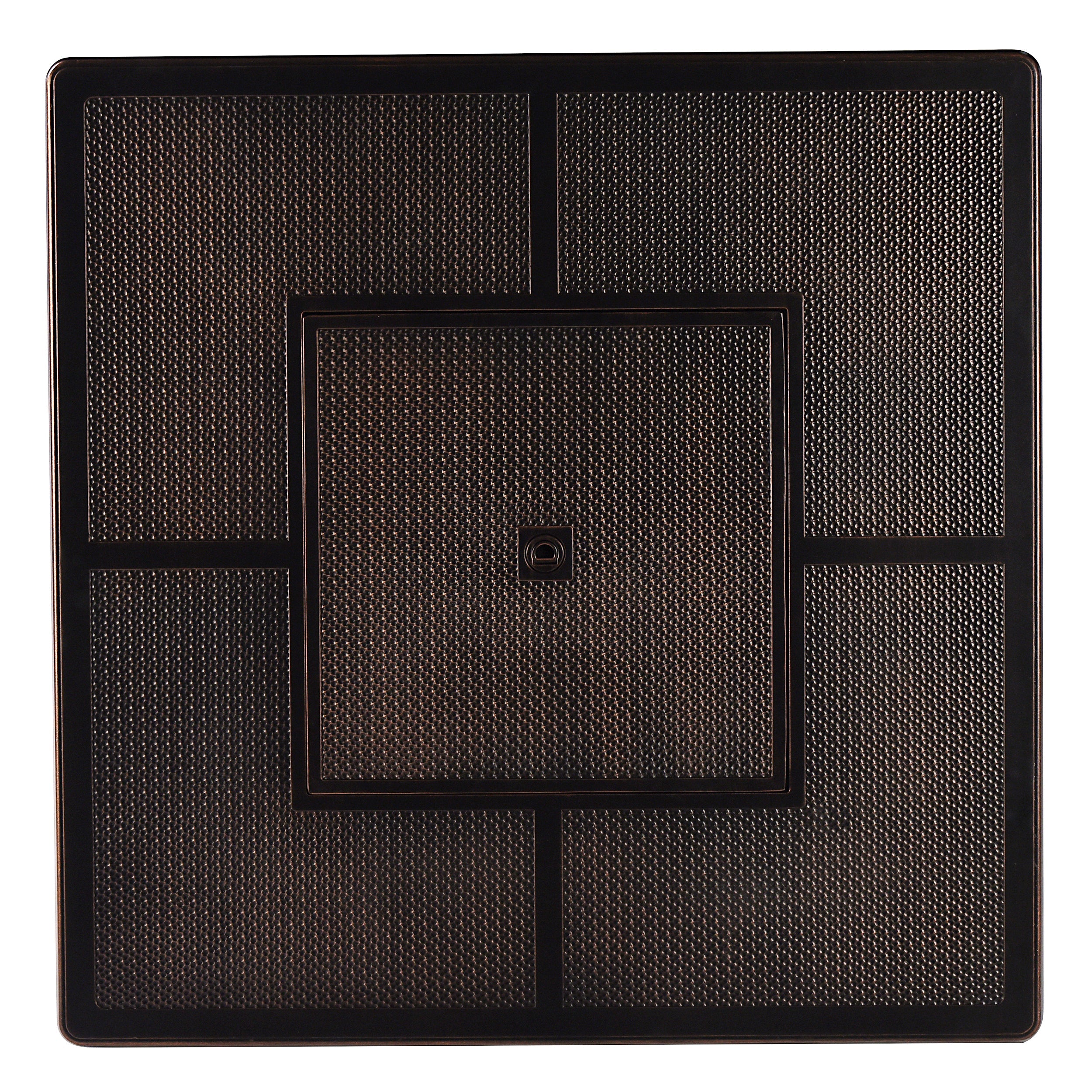 Black Aluminum Fire Table Set with Four Deep Seating Loveseats