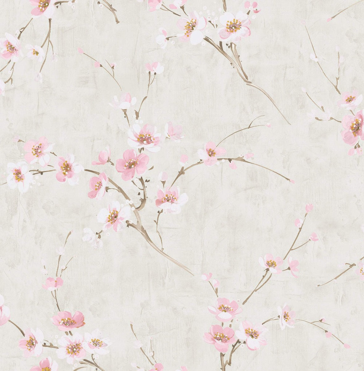 Koi Silk Road Floral Unpasted Wallpaper
