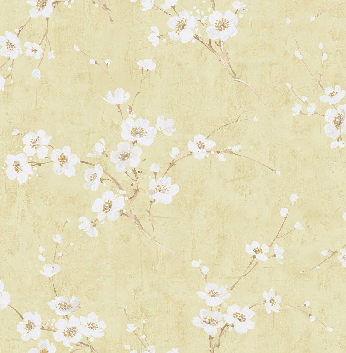 Koi Silk Road Floral Unpasted Wallpaper