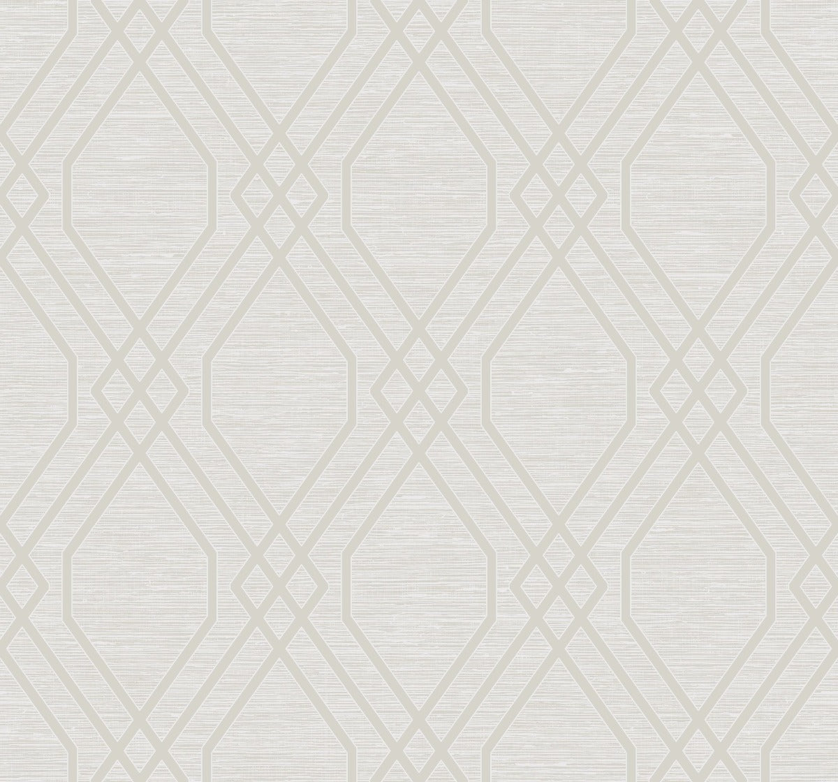 Casa Blanca 2 Eldon Diamond Lattice Geometric Unpasted Wallpaper