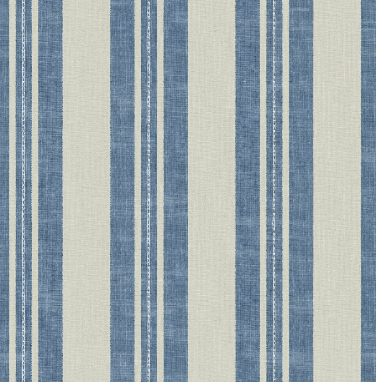 Day Dreamers Linen Stripe Nursery Unpasted Wallpaper