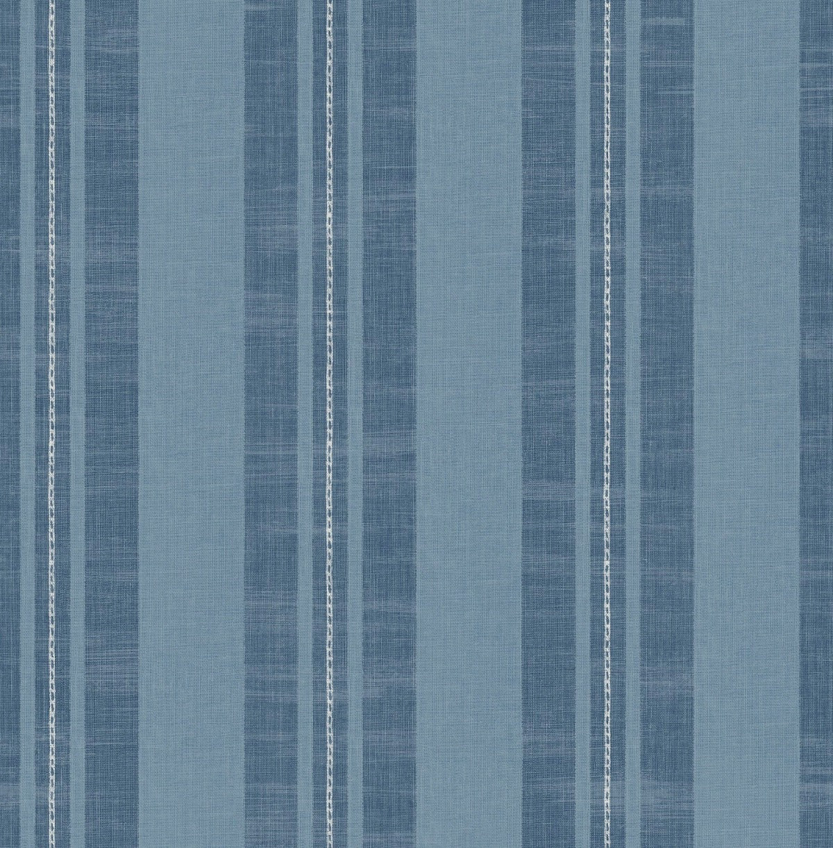 Day Dreamers Linen Stripe Nursery Unpasted Wallpaper