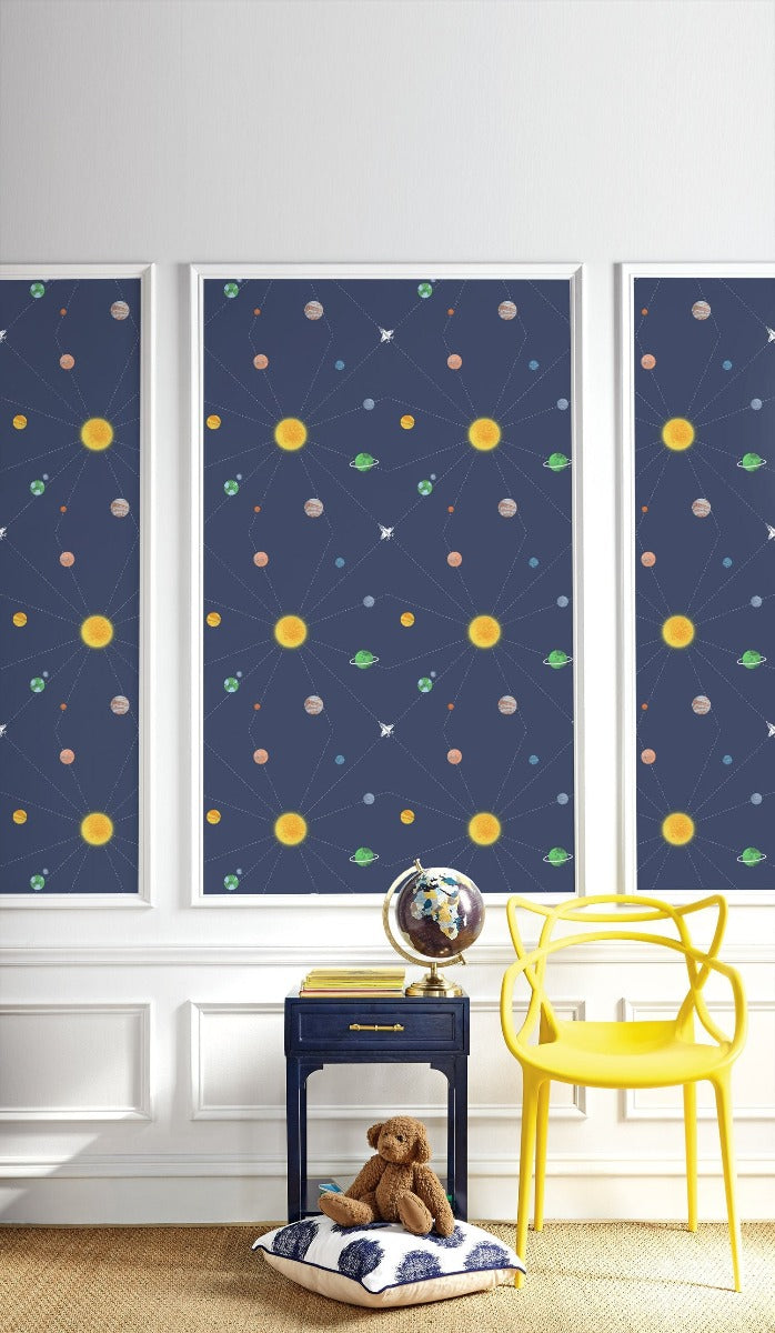 Day Dreamers Connecting Space Kids Unpasted Wallpaper