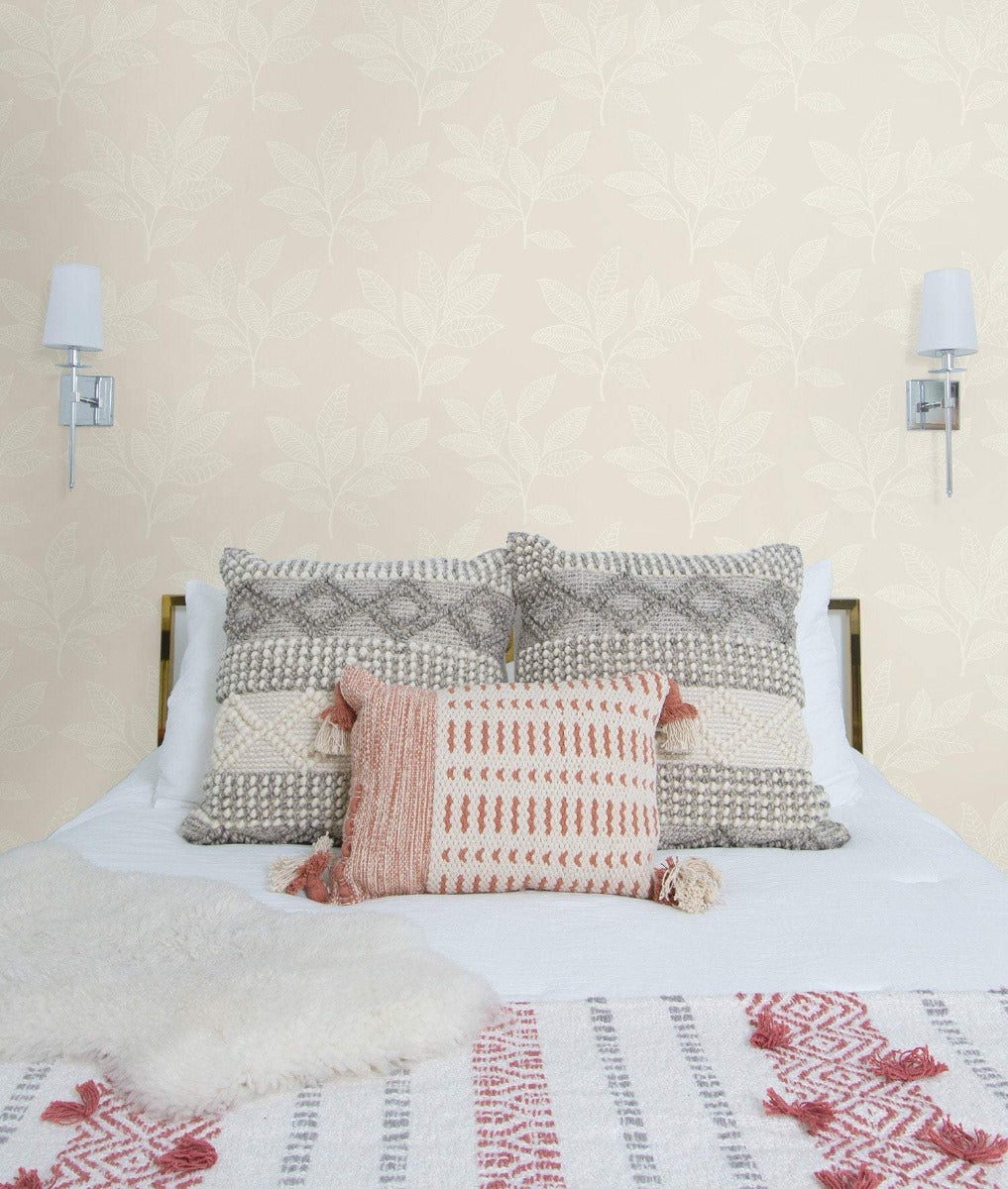 Boho Rhapsody Paradise Leaves Botanical Wallpaper