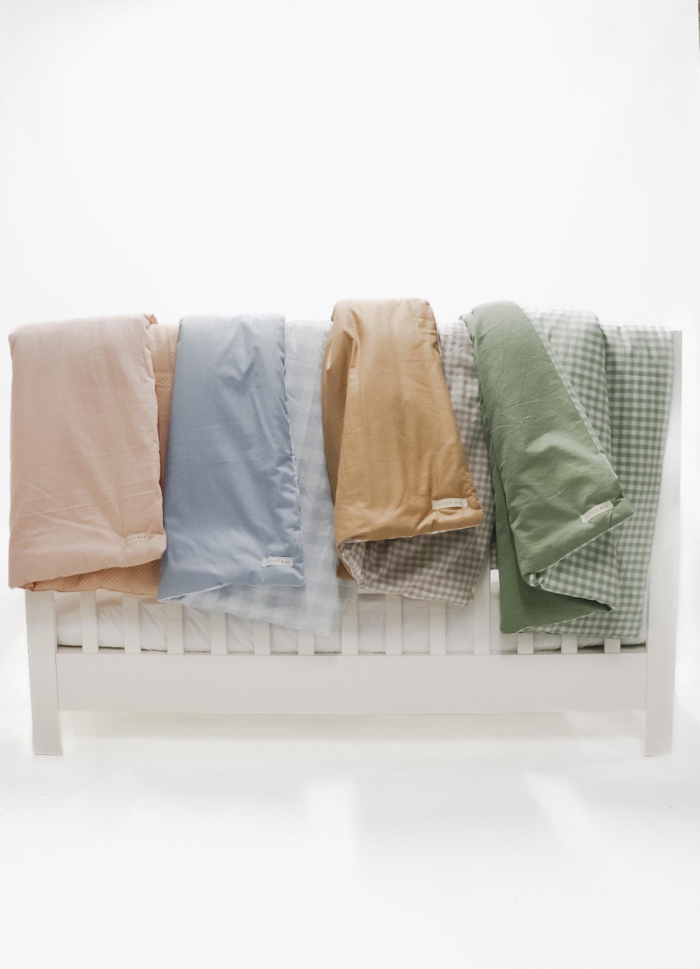 Marine Checkered Quilted Blanket