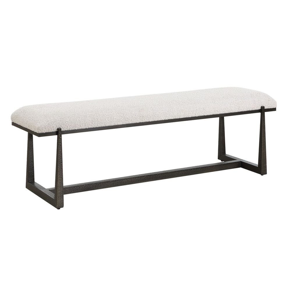 The Aurelia Antique Upholstered Bench
