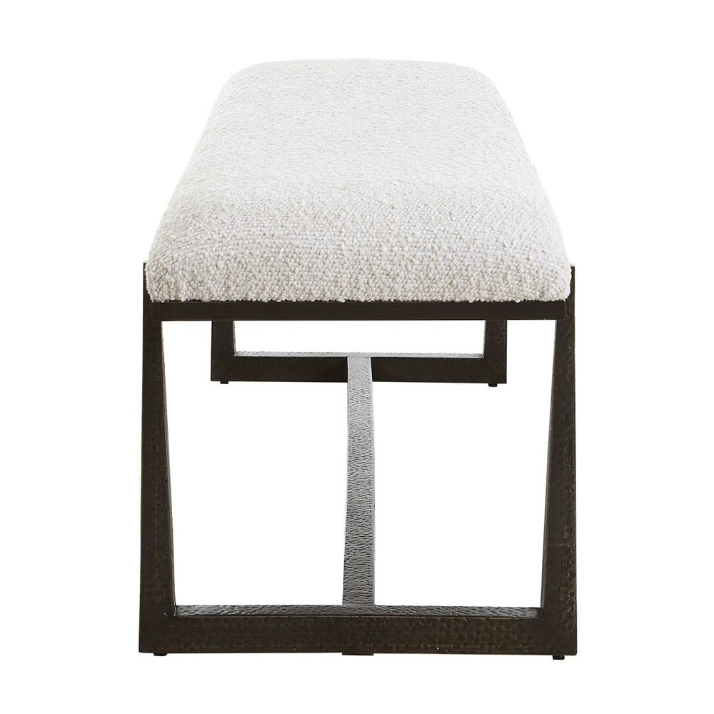 The Aurelia Antique Upholstered Bench