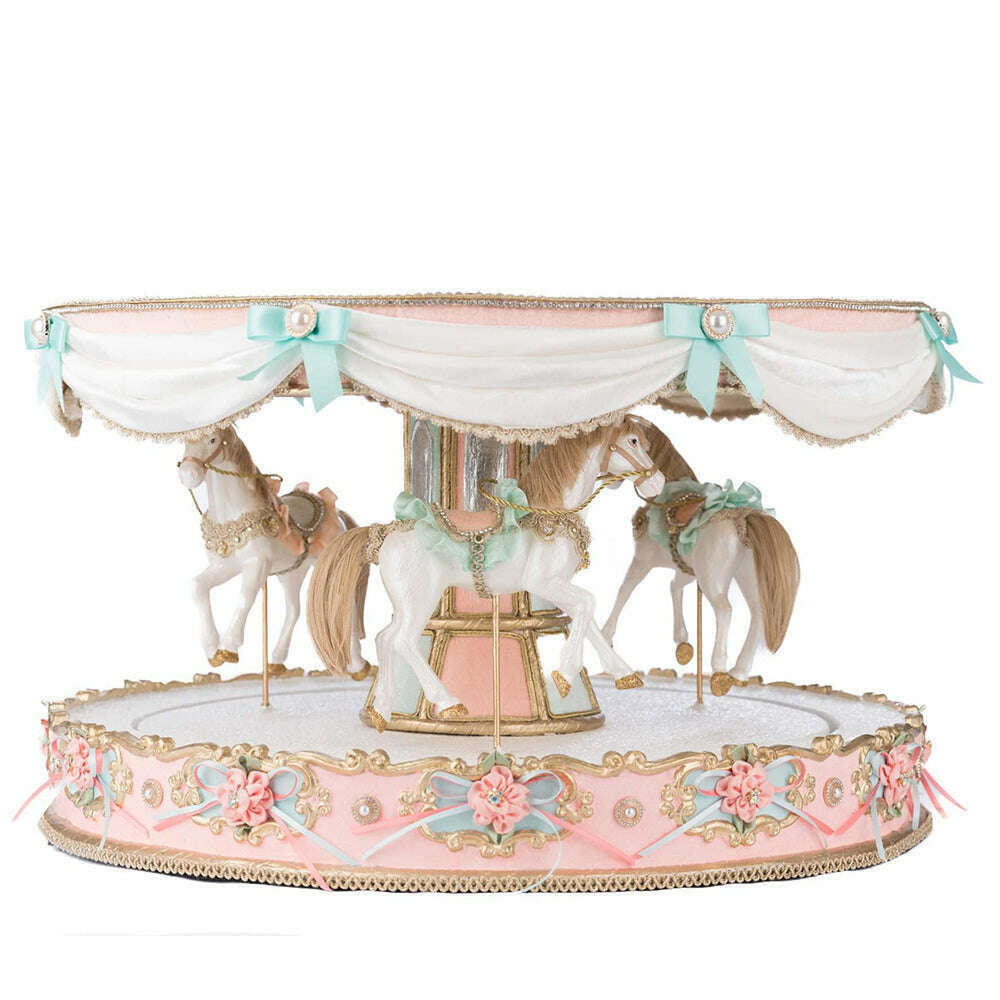 Joyeux Noel Carousel Server | Christmas Decor | Katherine's Collection