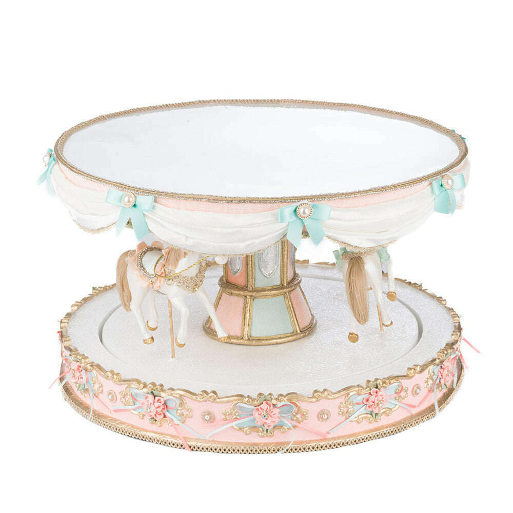 Joyeux Noel Carousel Server | Christmas Decor | Katherine's Collection